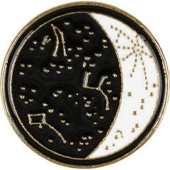 Набор металлических значков «Moon cats» - Фото 3