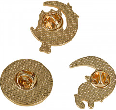 Набор металлических значков «Moon cats» - Фото 6