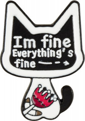 Набор металлических значков «Everythings fine» - Фото 5