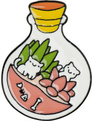 Набор металлических значков «White cats» - Фото 2