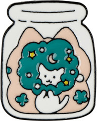 Набор металлических значков «White cats» - Фото 4