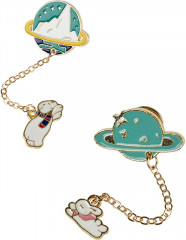 Набор металлических значков «Cosmic infinity» - Фото 1