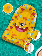 Плот надувной для плавания с ручками - Фото 4