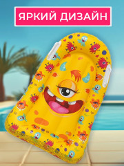 Плот надувной для плавания с ручками - Фото 6