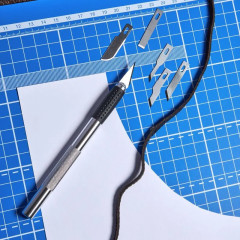 Нож-скальпель макетный в наборе - Фото 9