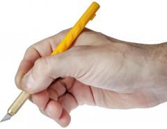 Нож-скальпель канцелярский с фиксатором - Фото 11