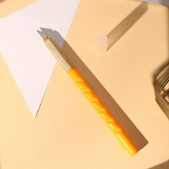 Нож-скальпель канцелярский с фиксатором - Фото 12