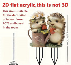 Фигурка садовая «Ёжики» - Фото 1