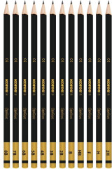 Набор карандашей чернографитных художественных «Grafitos Set» - Фото 1