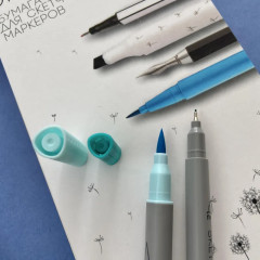 Набор маркеров двусторонних для скетчинга - Фото 19