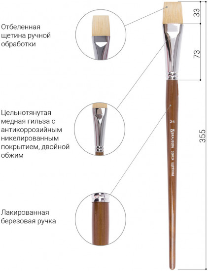 Кисть художественная профессиональная