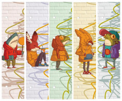 Набор закладок для тетрадей на кольцах - Фото 1