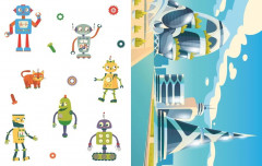 Объёмные игрушки из бумаги. Роботы - Фото 1