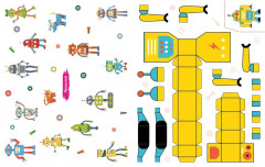 Объёмные игрушки из бумаги. Роботы - Фото 2