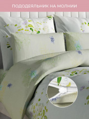 Комплект постельного белья «Цветочный ноктюрн» - Фото 1