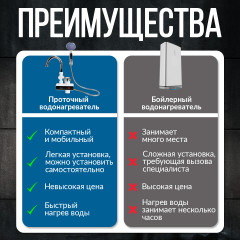 Водонагреватель электрический с душем ATH-7437 - Фото 4