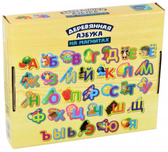 Игра развивающая «Деревянная азбука на магнитах» - Фото 6