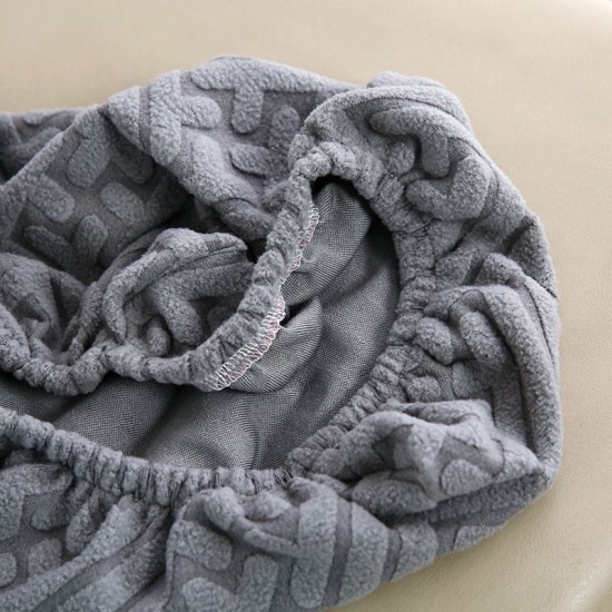 Чехол на стул с объёмной текстурой на резинке