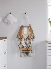 Фартук кухонный «Коты в бане» - Фото 1