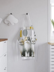 Фартук кухонный «Кошачья геометрия» - Фото 3