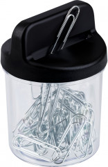 Скрепочница магнитная со скрепками - Фото 2