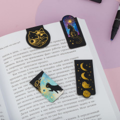 Набор закладок для книг магнитных «Moon Cat» - Фото 4
