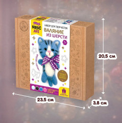 Набор для валяния из шерсти «Котик» - Фото 10