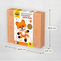 Набор для валяния из шерсти «Лисёнок» - Фото 6