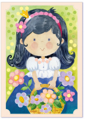 Аппликация бусинами «Принцесса Поля» - Фото 5