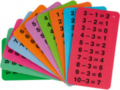 Набор обучающих карточек «Таблица сложения и таблица вычитания» - Фото 2