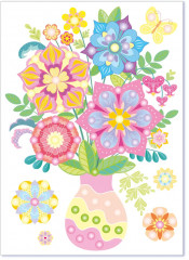 Аппликация бусинами «Букет. Летний полдень» - Фото 8