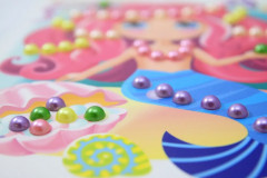 Аппликация бусинами «Маленькая русалка» - Фото 10