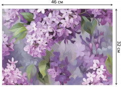 Комплект салфеток «Цветение сирени» - Фото 4