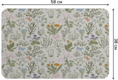 Коврик для сушки посуды «Полевой гербарий» - Фото 2