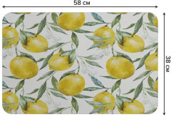 Коврик для сушки посуды «Ветви лимона» - Фото 2