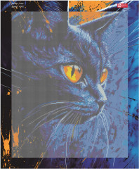 Мозаика алмазная с подрамником «Синий кот» - Фото 3