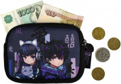 Кошелёк для банкнот и монет «Кибер аниме» - Фото 3