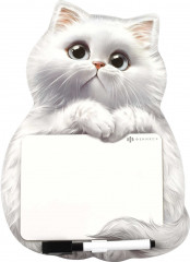 Доска магнитная c полем для рисования и письма «Мечтающий кот» - Фото 1