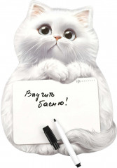 Доска магнитная c полем для рисования и письма «Мечтающий кот» - Фото 6