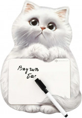 Доска магнитная c полем для рисования и письма «Мечтающий кот» - Фото 8