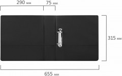 Папка для документов на двух кольцах «Office» - Фото 8