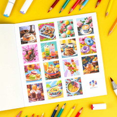Раскраска «Десерты» - Фото 2