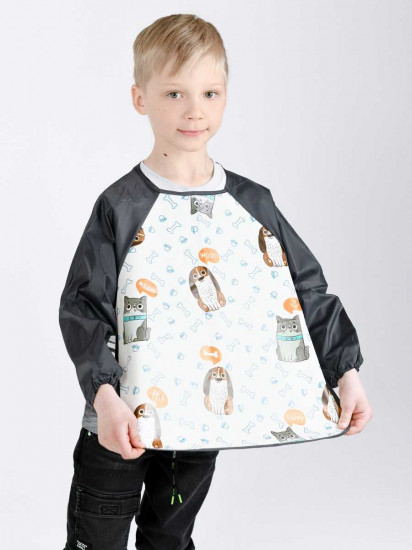Фартук для уроков труда и рисования «Кот и пес»