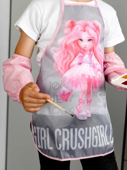 Фартук с нарукавниками для уроков труда и рисования «Красотка»