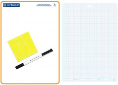 Доска для рисования с маркером двухсторонняя - Фото 1