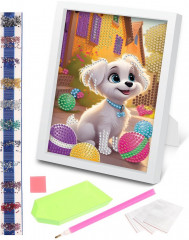 Мозаика алмазная «Щенок» - Фото 1