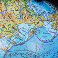 Глобус физический рельефный - Фото 4