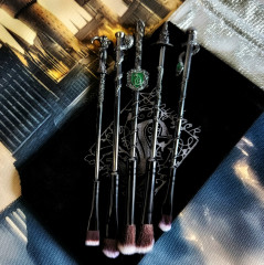 Набор кистей для макияжа в чехле «Слизерин» - Фото 5