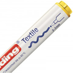 Маркер для текстиля, цвет желтый - Фото 6