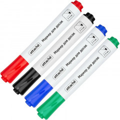 Набор маркеров для белых досок, цвет ассорти - Фото 1